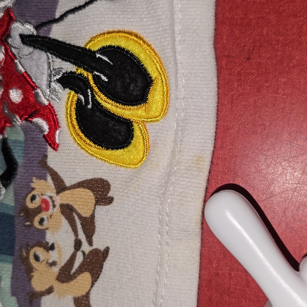 Walt Disney World Disney Parks Minnie Mouse Castle White Hoodie Sweatshirt Small - Picture 14 of 16